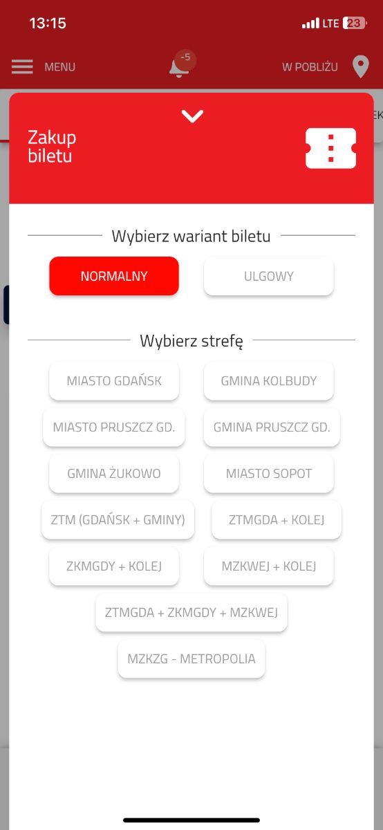 Zakup biletu w aplikacji Mieszkam w Pruszczu