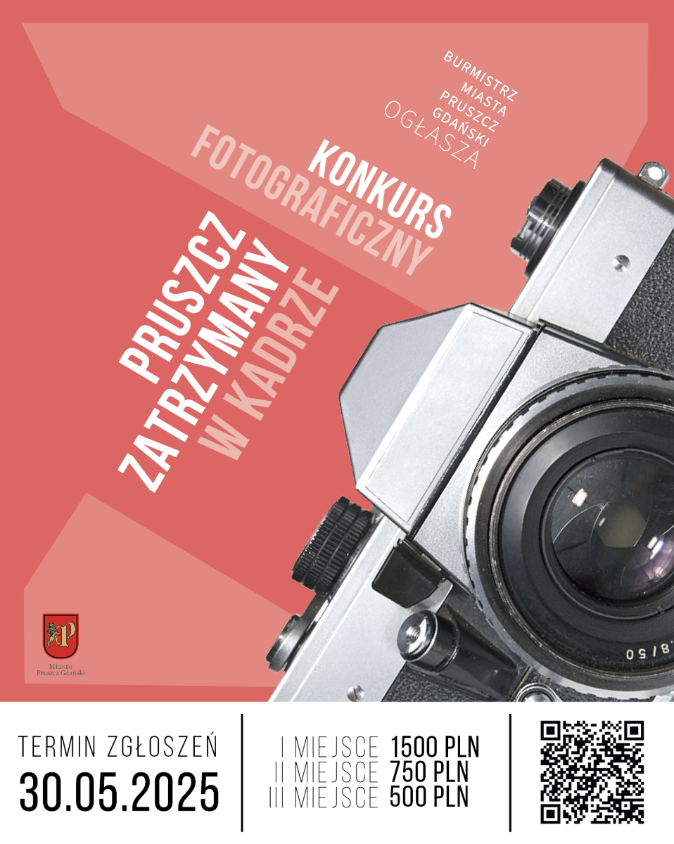 Plakat konkursu Pruszcz zatrzymany w kadrze