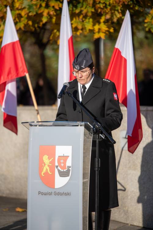 Przemówienie podczas obchodów Święta Niepodległości.