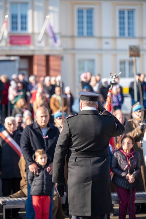 Obywatele podczas obchodów Święta Niepodległości.