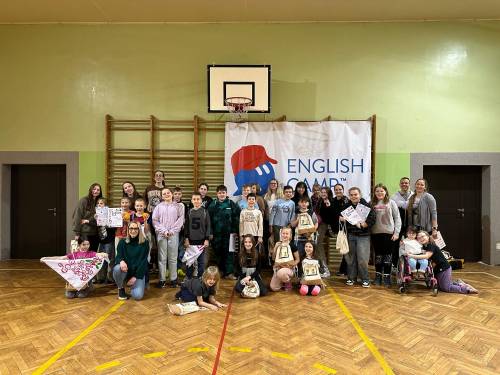 Aktywności podczas półkolonii Winter English Camp w Pruszczu Gdańskim.