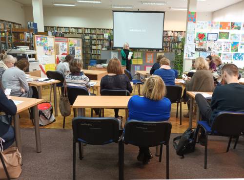 Spotkanie nauczycieli bibliotekarzy powiatu gdańskiego w Bibliotece Pedagogicznej w Pruszczu Gdańskim