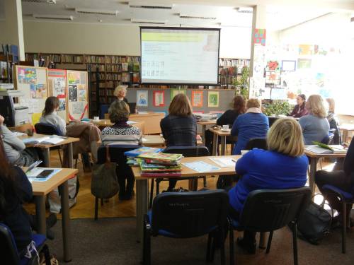 Spotkanie nauczycieli bibliotekarzy powiatu gdańskiego w Bibliotece Pedagogicznej w Pruszczu Gdańskim