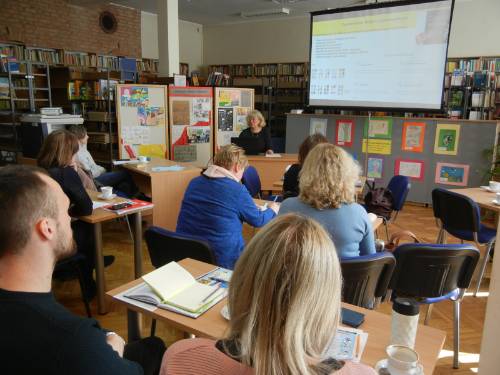 Spotkanie nauczycieli bibliotekarzy powiatu gdańskiego w Bibliotece Pedagogicznej w Pruszczu Gdańskim