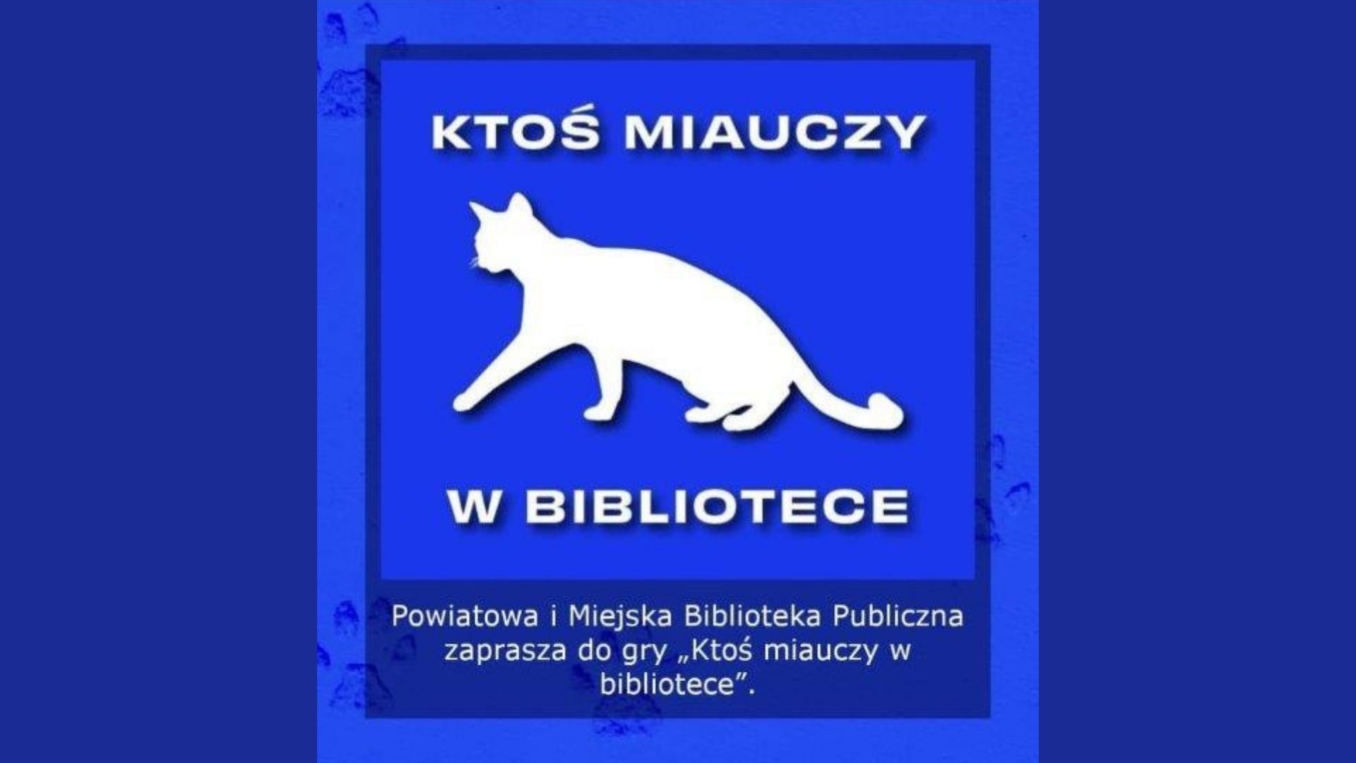 Mobilna gra miejska - Ktoś miauczy w Bibliotece