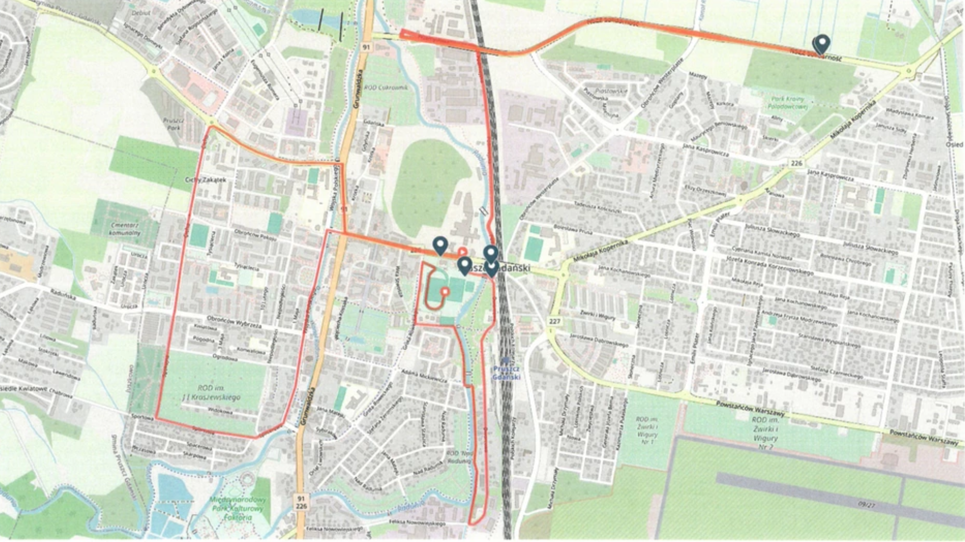 Zmiany w funkcjonowaniu komunikacji miejskiej w Pruszczu Gdańskim dnia 24.03.2024 r. - II Półmaraton