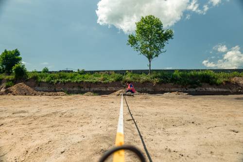 Prace archeologiczne na terenie Cukrowni w Pruszczu Gdańskim.