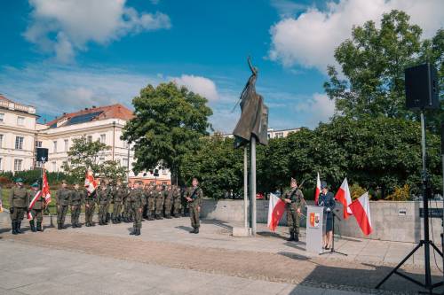 Żołnierze podczas obchodów.