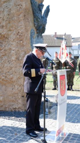 Przemówienie Przewodniczącego Związku Sybiraków w Pruszczu Gdańskim.