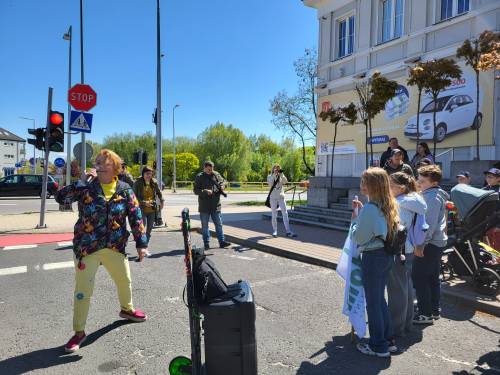 Uczestnicy parady i festynu.