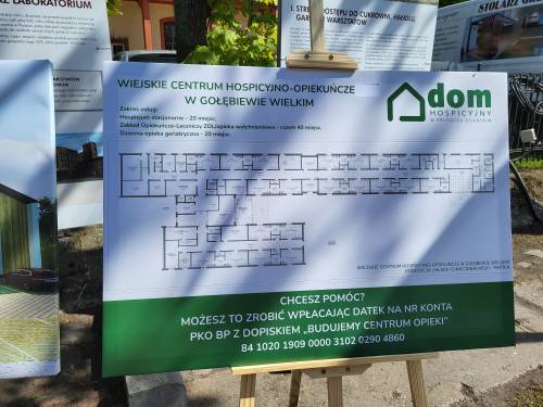 Zdjęcie projektu budowy hospicjum w Gołębiewie Wielkim.