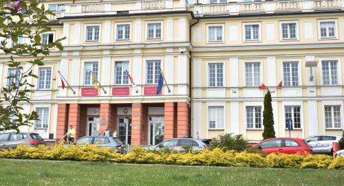 Budynek Starostwa Powiatowego.