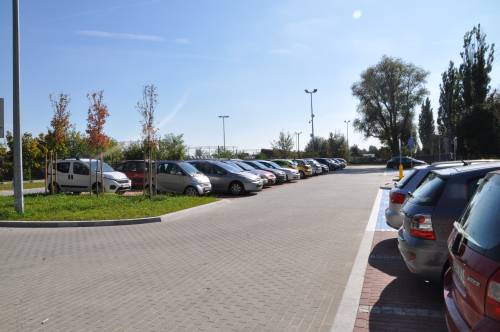 Parking typu Park & Ride dla samochodów i rowerów przy Dworcu PKP, zrealizowany w 2025 roku.