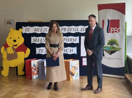 Zastępca burmistrza z koordynatorką przeglądu