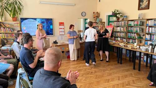 Wręczenie nagród uczestnikom projektu