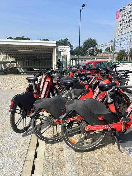 Stacja postojowa dla rowerów Mevo