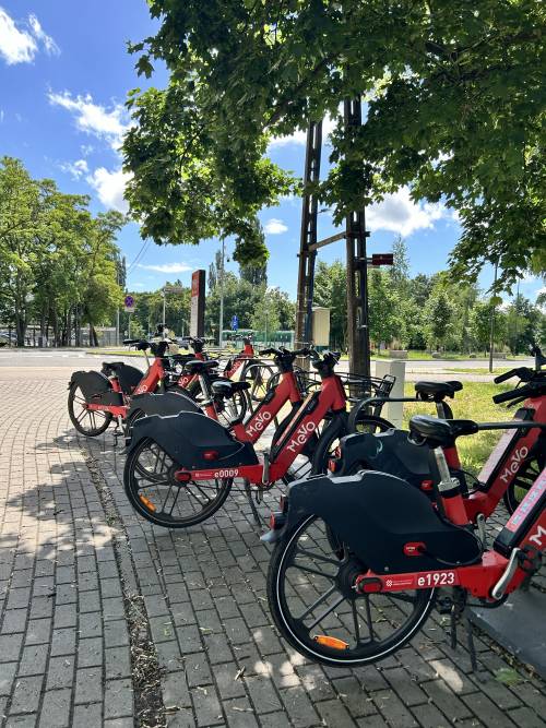 Stacja postojowa dla rowerów Mevo