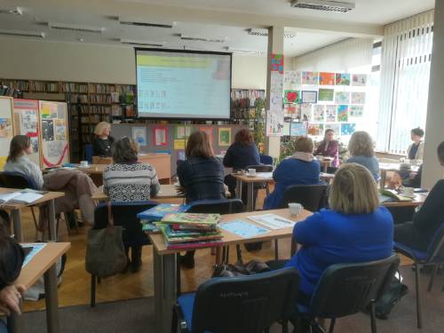 Spotkanie nauczycieli bibliotekarzy powiatu gdańskiego w Bibliotece Pedagogicznej w Pruszczu Gdańskim