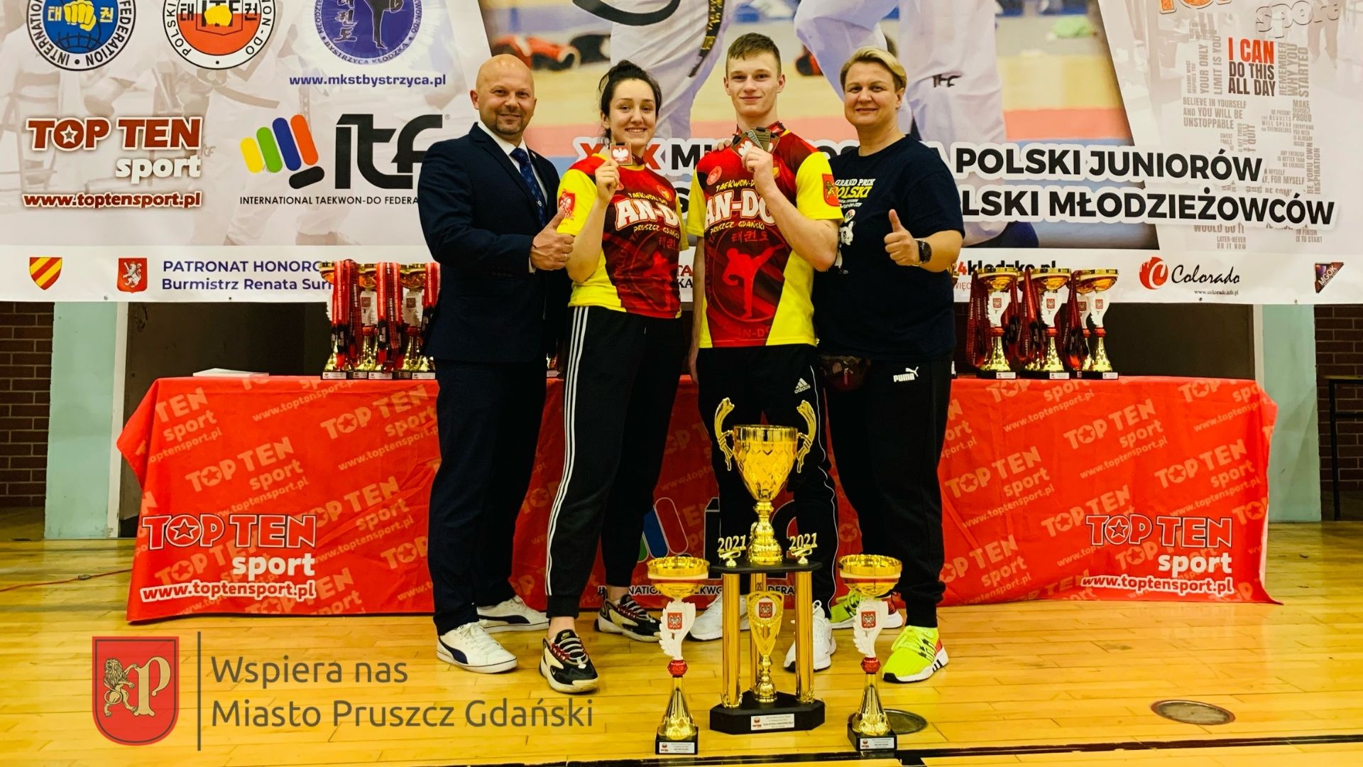 Pięć medali dla Sportowego Klubu Taekwon-Do An-Do z Pruszcza Gdańskiego na XXX Mistrzostwach Polski Juniorów